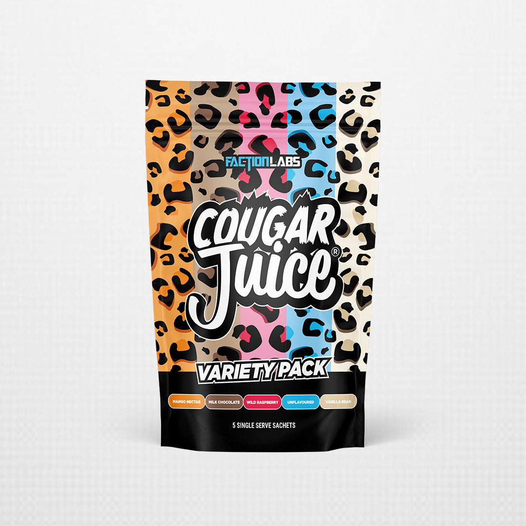 Cougar Juice - 5 Single Serve Sachets - Variety Pack