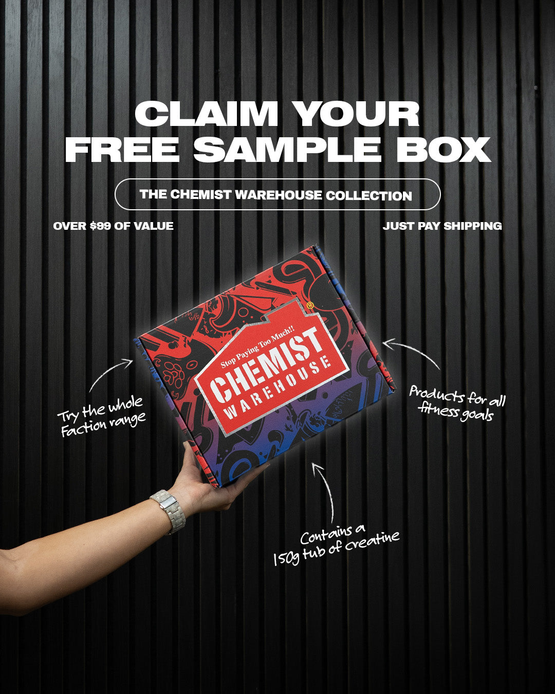The Chemist Warehouse Collection - Sample Box