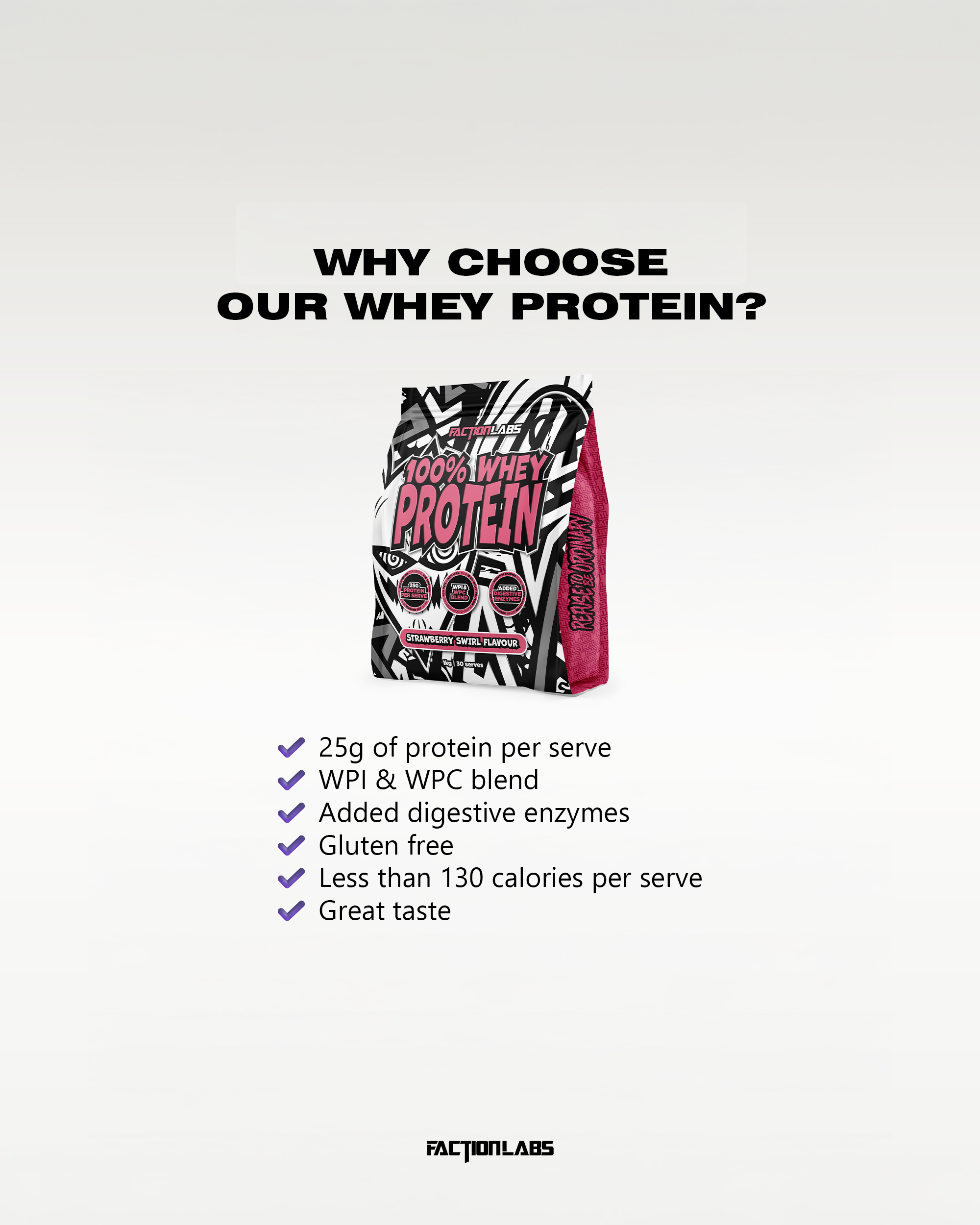 100% Whey Protein - Sample Box