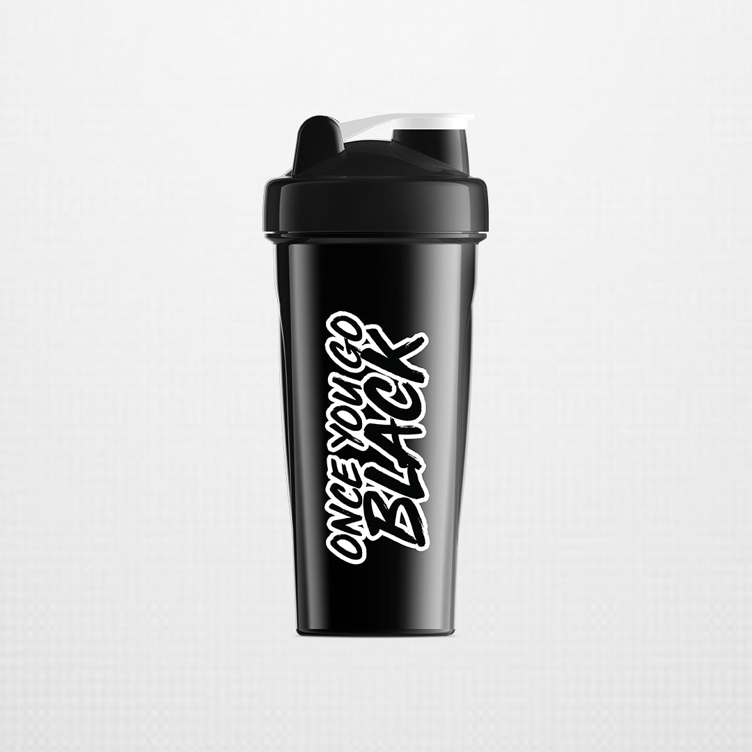 600ml Shaker - Once You Go Black