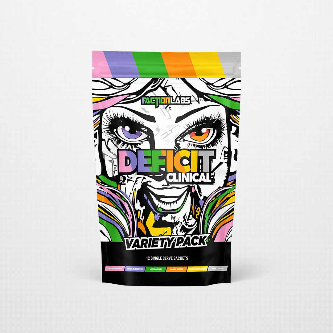 Deficit Clinical - 12 Single Serve Sachets - Variety Pack
