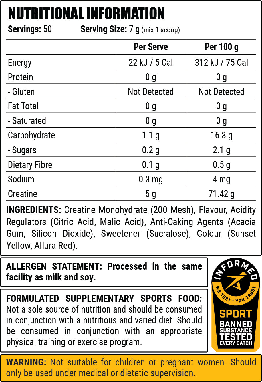 Strawberry Mango nutrition information
