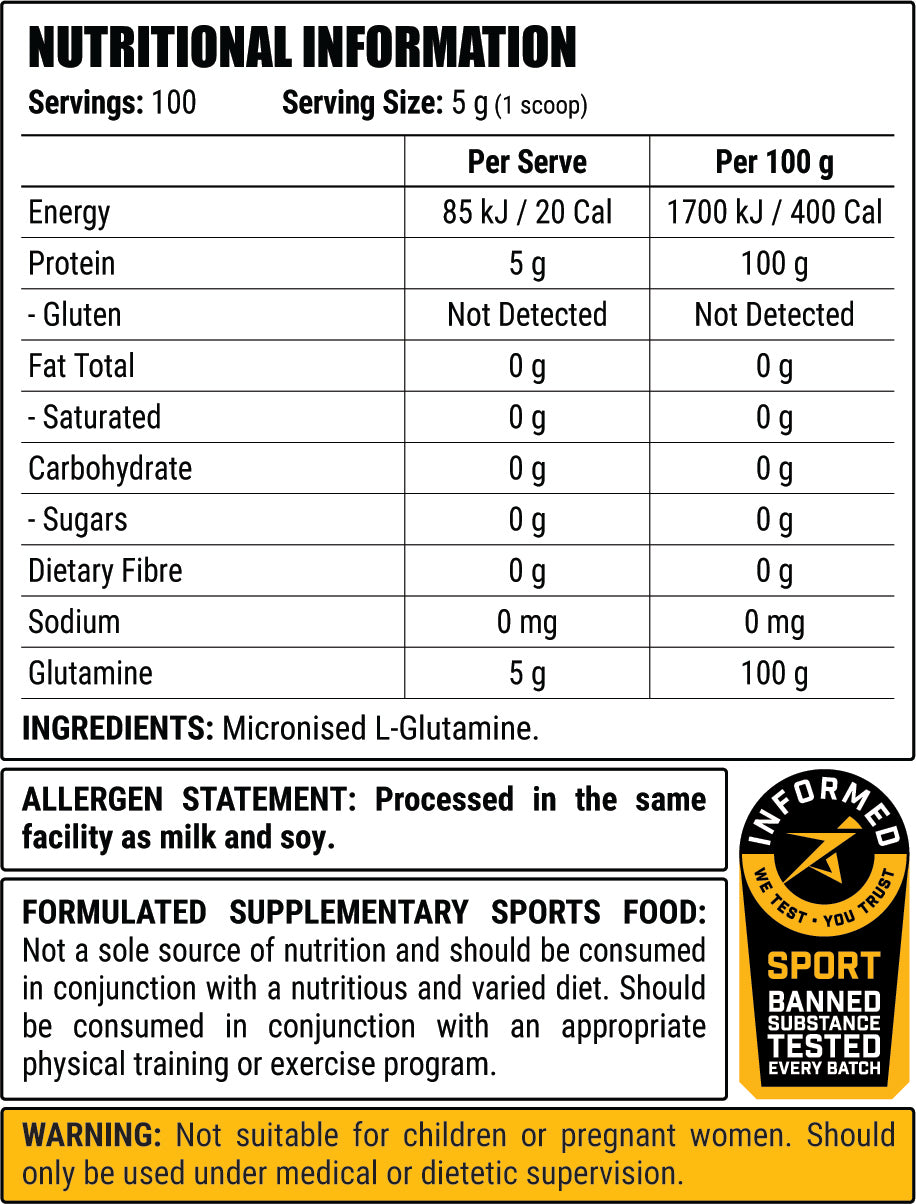 100 Serves nutrition information