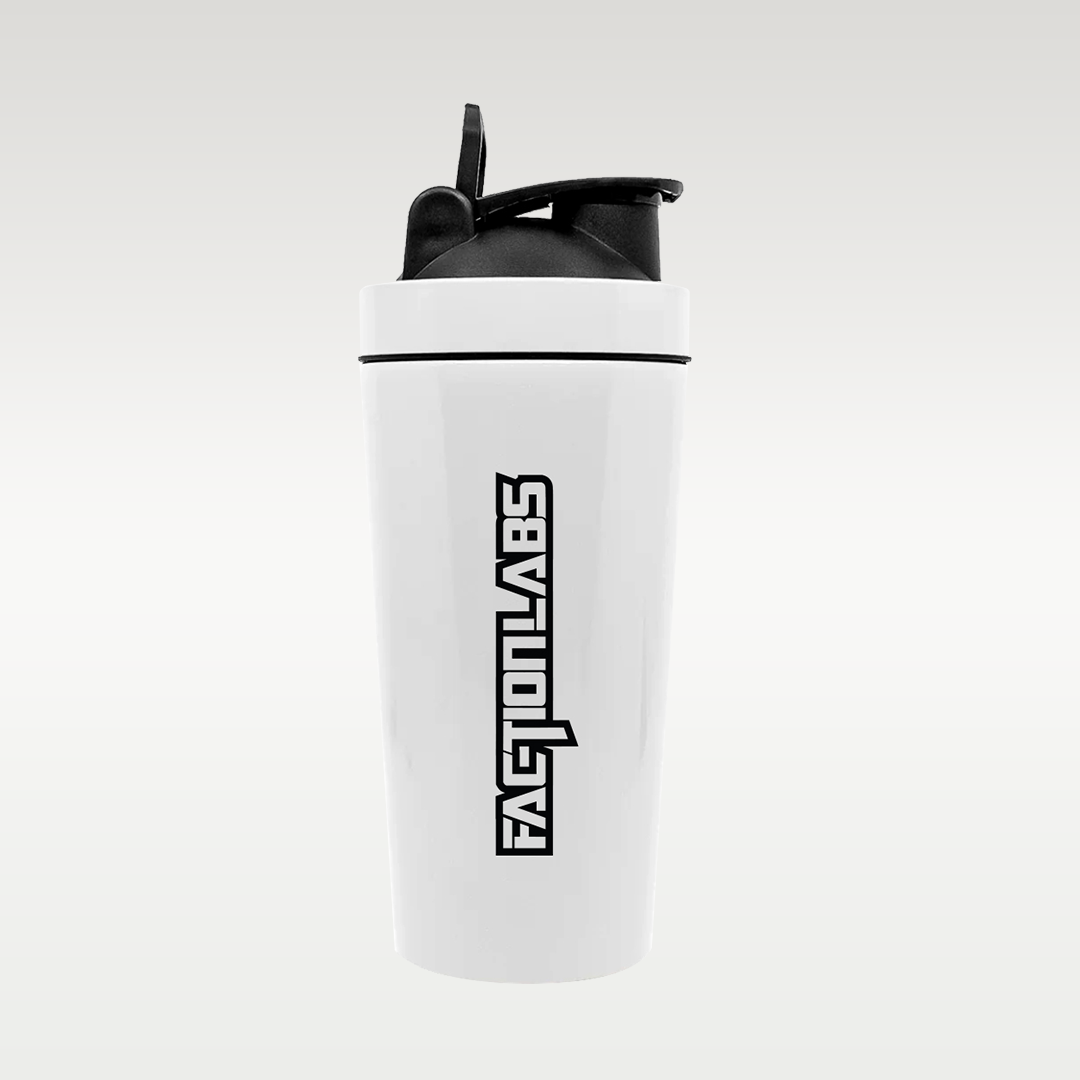 700ml Stainless Steel Shaker - White