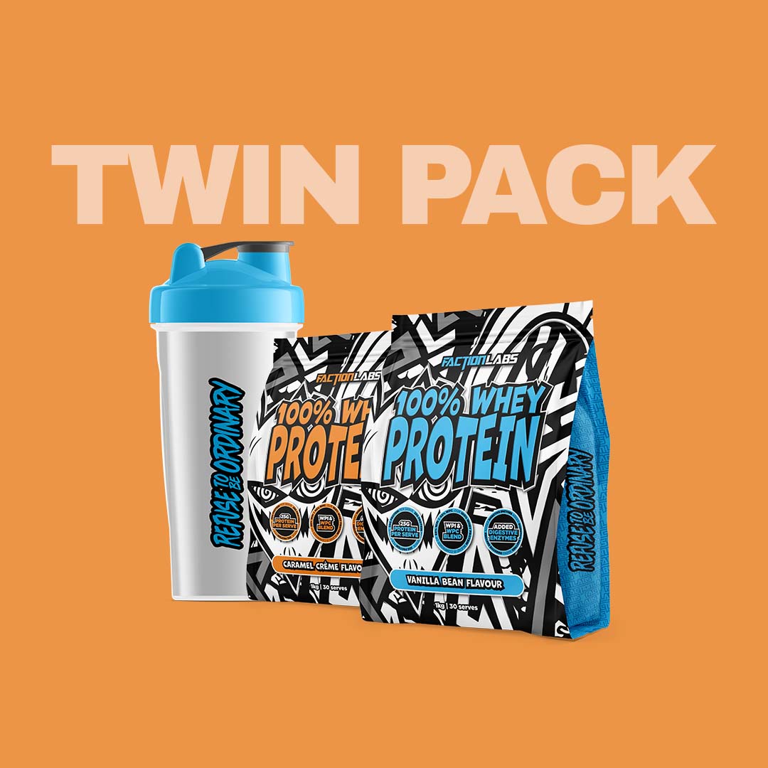 Twin Pack – 100% Whey Protein